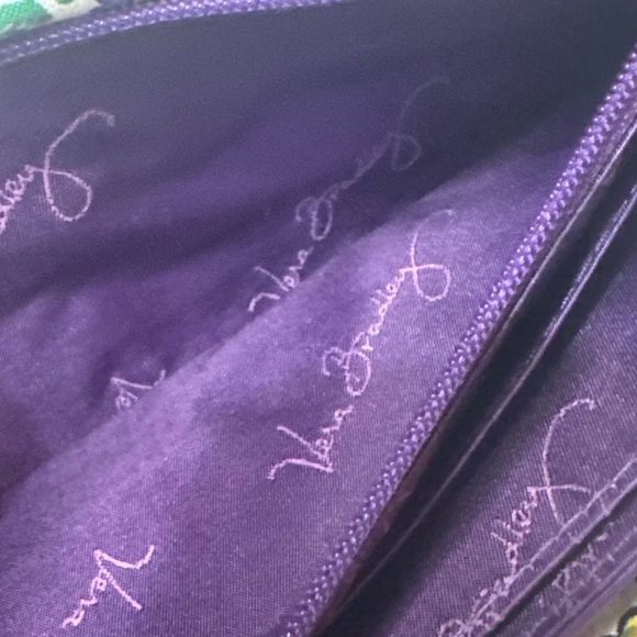 Vera Bradley Pink and Green Floral Clutch - Picture 4 of 8